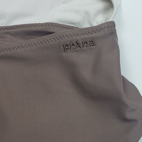 Prana Baja Bound Cutout One Piece Swimsuit Women's Sz Small Rose Fire Colorblock - Picture 13 of 16